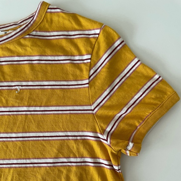 Roxy Salted Feeling Short-Sleeve Striped Retro T-Shirt Women’s Size Small - Picture 6 of 12